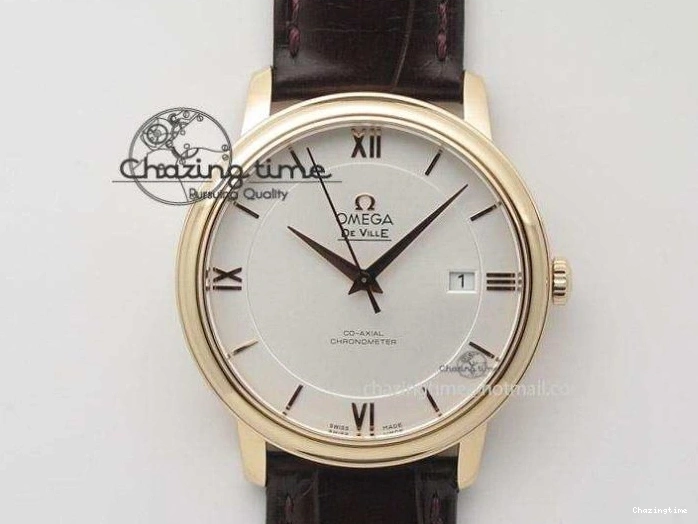 0421 AllSeason De Ville Power Reserve SS MKF 1:1 Best Edition Pink Dial on Black Leather Strap 7738